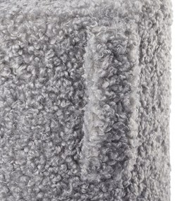 Szürke buklé puff Teddy – Blomus