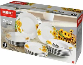 Banquet Sunny 18 darabos étkészlet