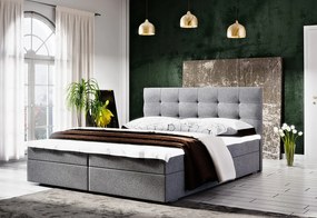 FADO 2 kárpitozott ágy + ágyrács + matrac + topper, 160x200, cosmic 160