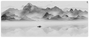 Kép - Japán tó (120x50 cm)