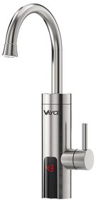 Vayox Átfolyós vízmelegítő LED kijelzővel 3000W/230V IPX4 rozsdamentes BX0049