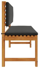Kerti pad párnákkal 100x50x91 cm Tömör akácfa