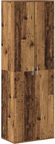 vidaXL Highboard Öreg fa 60 x 35 x 180 cm Faanyag