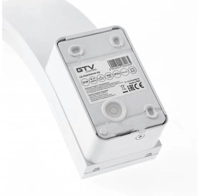 Lámpa Fali lámpa PARIS mozgásérzékelővel ,10W, 900 lm, IP54, AC220-240V, 50/60Hz, fénykibocsátás 140°, hatótávolság 9m,4000K, fehér