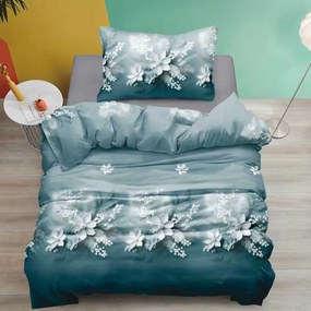 Pamut ágynemű OLAVIE kék Ágyneműhuzat mérete: 70 x 90 cm | 140 x 200 cm