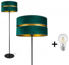 Abazur Premium állólámpa zöld 1x E27 + ajándék LED izzó