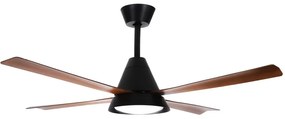 Aigostar - LED Dimmelhető mennyezeti ventilátor LED/24W/230V 2700-6500K 132cm + távirányító
