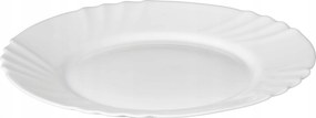 Desszert Tányér Üveglap Kerek Fehér 19 CM