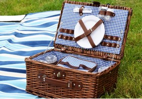 Fonott piknik kosár Central park Brown 4 személyre
