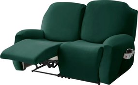Relax Fotel Huzat (bársonyos, 2 üléses, sötétzöld)