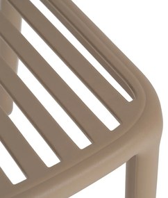 Bézs műanyag étkezőszék Alia – Ixia