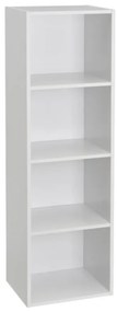 Fehér könyvespolc 30x106x24 cm Cube – Casa Selección