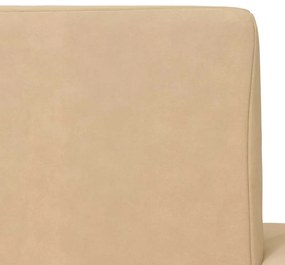 krémszínű puha plüss gyerek kanapéágy