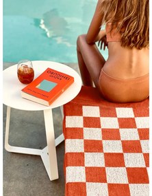 Luxe Games terrakotta narancssárga pamut strandtörülköző, 175 x 90 cm - Sunnylife