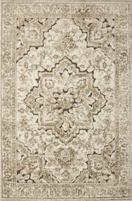 Puha Szőnyeg Bézs Krém Barna Nappali Dísz Fashion 240x340 cm