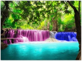 Poszterek 135x100 Színes vízesés