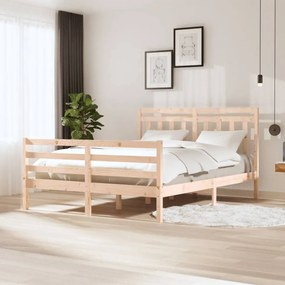 Tömör fa ágykeret 160 x 200 cm