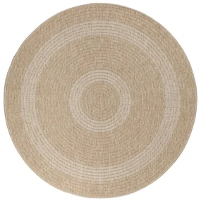 Bézs kerek kültéri szőnyeg ø 160 cm Comilla – Ayyildiz Carpets
