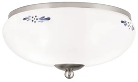 Orion DL 7-673- Mennyezeti lámpa LANDHAUS 2xE27/60W/230V átm. 28 cm mm króm/fehér