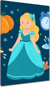 Vászonkép 80x120 Hamupipőke Bal Hintó