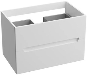 LaVita Kansas szekrény 80.5x48x54.2 cm Függesztett, mosdó alatti fehér 5900378314332