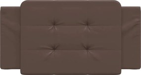 barna műbőr fejtámla párna Zadar 100 cm