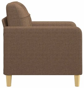 barna szövet kanapéfotel 60 cm
