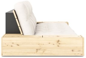 Krémszínű kinyitható kanapé 244 cm Base – Karup Design