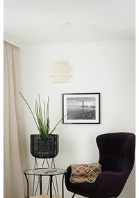 Brilagi - SPACE YUTE lógó 1xE27/15W/230V, 25 cm, krémfehér