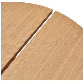 Kerek tárolóasztal tölgyfa dekorral ø 55 cm Dash – Hübsch