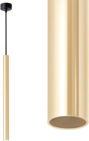 Mennyezeti lámpa Led lógó cső Arany modern G9 Loft glamour Prémium