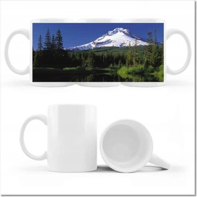 Lépcsőzetes hegyek mintás bögre