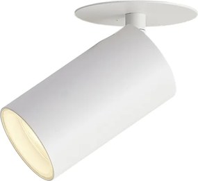 6 darabos modern süllyesztett spotlámpa szett fehér GU10 50mm IP44 - Chels