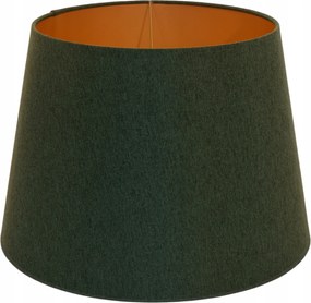 Lámpabúra E27 Fenyőzöld+Arany közép 30x40 H28 Avola