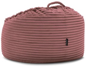 Rózsaszín kordbársony babzsákfotel Socrate – Bobochic Paris