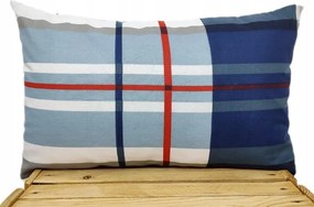 Pamut párnahuzat Prémium kockás férfi kék kockás 30x50