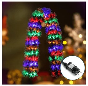 Aigostar - LED RGBY kültéri karácsonyi dekoráció, 112× LED, 3,6 W, 230 V, 2 m, IP44