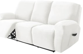 Relax Fotel Huzat (bársonyos, 3 üléses, fehér, rugalmas)