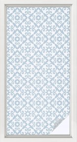 Furnérfólia Adatvédelem Szélvédőkhöz és Ablakokhoz Kék díszek 50x100