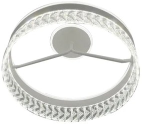 LED Dimmelhető felületre szerelhető csillár LED/75W/230V 3000-6500K fehér + távirányítás