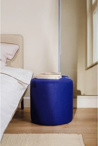 Kék gyapjú puff Folk – noo.ma