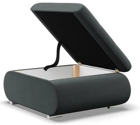 Tokio puff, bársony, szürke