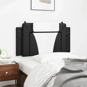 fekete és fehér műbőr fejtámla párna 100 cm