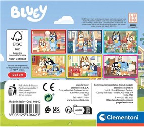 Bluey Play All Day mesekocka 6 db-os Clementoni