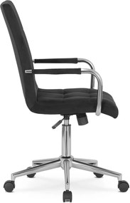 Irodai Forgószék Fekete Bársony Kárpittal. BOSTON