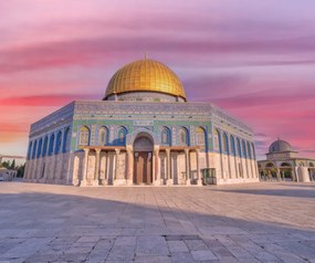 Poszter 60x50cm Al-Aksza mecset 3, Assaf Frank