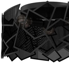 Mennyezeti lámpa CAMO 3xE27/15W/230V fekete