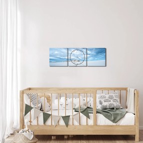 Mezőkép (órával) (90x30 cm)