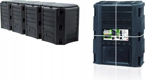 Kerti komposztáló Greenland 1600L fekete