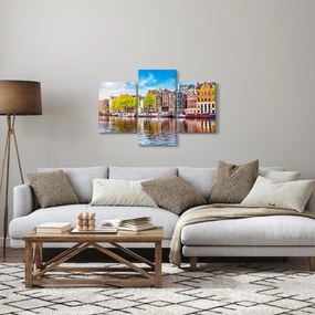Kép - Táncoló házak, Amszterdam (90x60 cm)